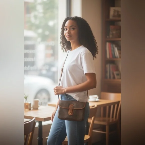 Etro Milano Crossbody Bag with wallet features inside and Gold hardware - Picture 4 of 17